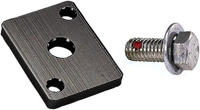 Alt view image 2 of 2 - Moroso 23790 Dry Sump Oil Pump Block-Off Plate for Chevy