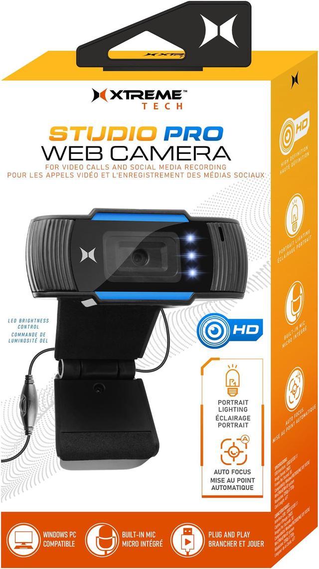 LED Web Cam With Mic & Built-in Studio Light