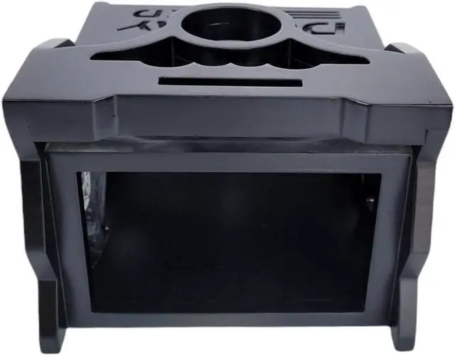 Alt view image 3 of 5 - 1 DIN Space Plus 2 EQ Stylish Wooden Controller Case for Mobile Competitions Black Toyota Style