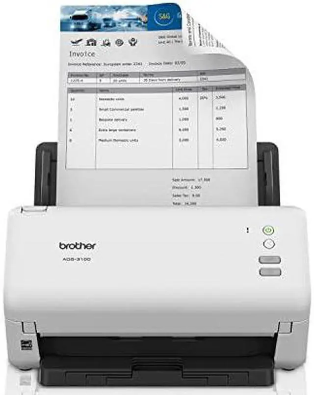 Alt view image 9 of 10 - Brother ADS3100 24 bit 600 x 600 dpi Sheet Fed High-Speed Desktop Scanner for Small Office & Home Office Professionals