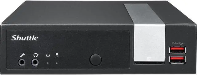 Alt view image 2 of 11 - Shuttle XPC slim DL20N Barebone System - Slim PC - Socket BGA-1338 - Intel Celeron N4505 Dual-core (2 Core)