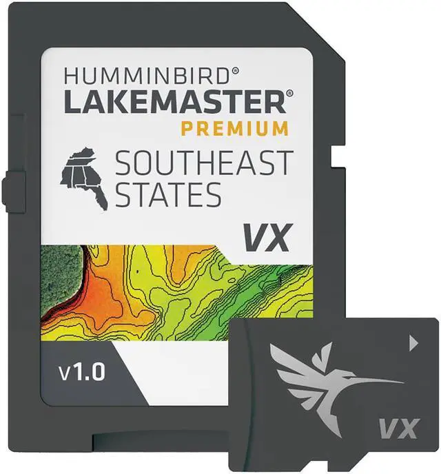 Alt view image 2 of 5 - Humminbird Lakemaster VX Premium Southeast microSD
