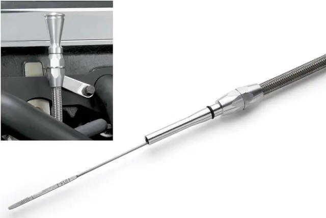 Alt view image 2 of 2 - Lokar ED-5014 Flexible Engine Dipstick for 4.6 Modular Ford