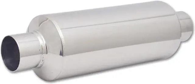 Alt view image 2 of 3 - Vibrant (17930) 2.5" Inlet/Outlet 18" Long Stainless Steel Resonator