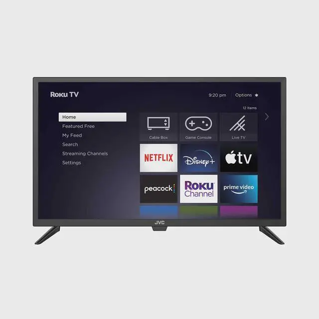 Alt view image 10 of 10 - JVC 32-Inch 720p HD LED Roku Smart TV with Voice Control App, Airplay, Screen Casting, & 300+ Free Streaming Channels (LT-32MAW205)