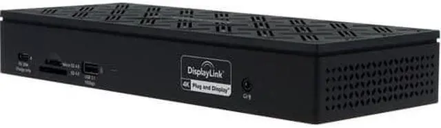 Alt view image 9 of 20 - VisionTek VT8000 Quad Display 4k USB 3.0 & USB-C Docking Station with 100W Power Delivery - for Notebook - 100 W - USB Type C - 4 Displays Supported - 4K - 4096 x 2160 - 4 x USB 3.0 - USB Type-C ...