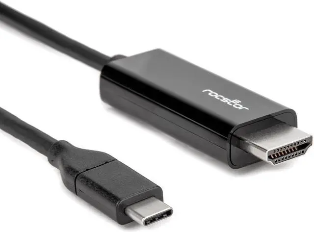 Alt view image 3 of 9 - Rocstor Premium USB-C to HDMI Cable 4K 60Hz