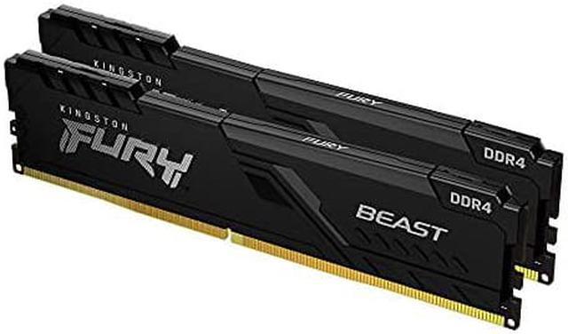 Alt view image 8 of 12 - Kingston FURY Beast 64GB (2 x 32GB) DDR4 3600 (PC4 28800) Memory (Desktop Memory) Model KF436C18BBK2/64