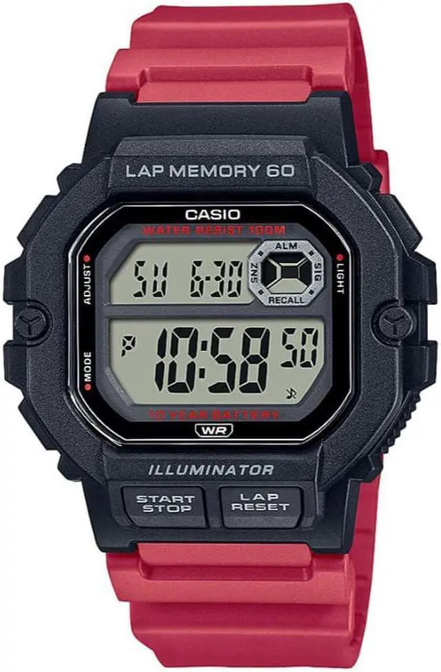 Alt view image 2 of 2 - Casio WS-1400H-4AV Wrist Watch Adult - Sports - Digital - Quartz - Water Resistant