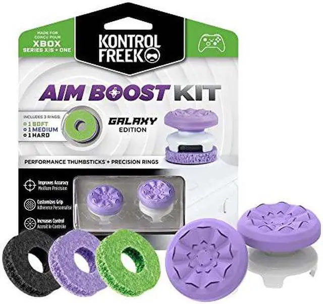 Alt view image 2 of 2 - KontrolFreek FPS Freek Galaxy Thumbsticks for Xbox One and Xbox Series Purple