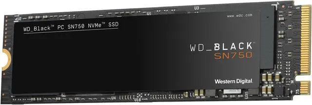 Alt view image 14 of 14 - WD - Black SN750 NVMe SSD 1TB Internal PCI Express 3.0 x4 (NVMe) Solid State Drive for Laptops Western Digital WDBRPG0010BNC-WRSN