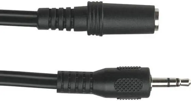 Alt view image 2 of 8 - STEREO AUDIO CABLE - 3.5-MM, MALE/FEMALE, 10-FT. (3.0-M)
