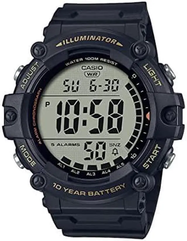 Alt view image 3 of 3 - Casio AE-1500WHX-1AV Wrist Watch Adult - Sports - Digital - Quartz - Water Resistant
