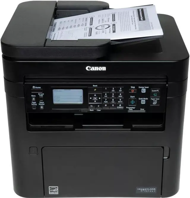 Alt view image 4 of 12 - Canon imageCLASS MF264dw II Laser Multifunction Printer Monochrome 5938C020