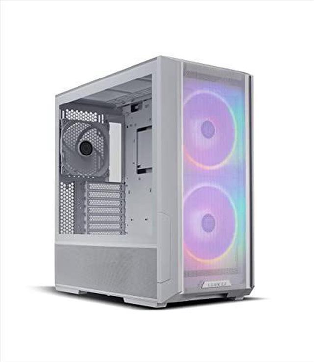 Alt view image 7 of 11 - LIAN LI LANCOOL 216RW White Steel / Tempered Glass ATX Mid Tower Computer Case ,2x 16 cm ARGB Fans Included ----LANCOOL 216RW
