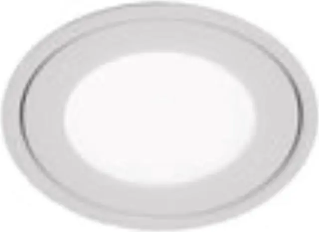 Alt view image 2 of 3 - WAC Lighting HR-LED90-27-WT Contemporary Edge Lit LED HR-LED90 Button Light