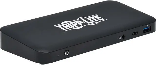 Alt view image 9 of 18 - Tripp Lite USB-C Dock Triple Display 4K 60 Hz HDMI/DisplayPort USB 3.x Gen 2 10Gbps USB-A/USB-C Hub GbE 85W PD Charging Black U442DOCK8B