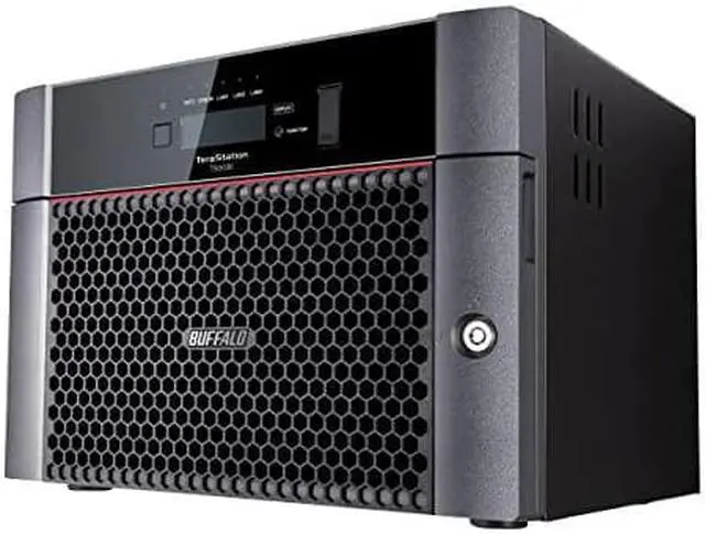 Alt view image 3 of 7 - BUFFALO TeraStation TS5820DN3204 8-Bay NAS 32TB (4x8TB) with NAS-Grade Hard Drives Included Desktop Network Attached Storage