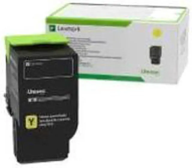 Alt view image 8 of 9 - Lexmark - 78C1UYE - Lexmark Unison Original Toner Cartridge - Yellow - Laser - Ultra High Yield - 7000 Pages
