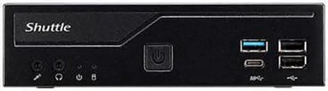 Alt view image 9 of 13 - Shuttle XPC slim DH610 Barebone System - Slim PC - Socket LGA-1700 - 1 x Processor Support - Intel H610 Chip - 64 GB DDR4 SDRAM DDR4-3200/PC4-25600 Maximum RAM Support - 2 Total Memory Slots - Serial