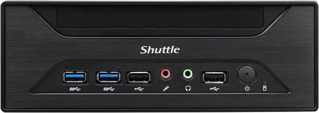 Alt view image 8 of 9 - Shuttle XPC slim XH510G Barebone System - Socket LGA-1200 - 1 x Processor Support - Intel H510 Chip - 64 GB DDR4 SDRAM DDR4-3200/PC4-25600 Maximum RAM Support - 2 Total Memory Slots - Serial ATA/600 C