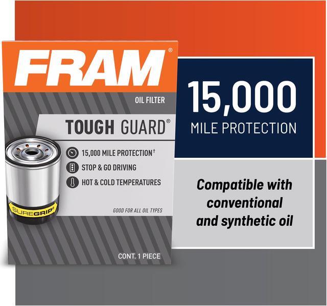 Alt view image 2 of 2 - FRAM Tough Guard TG6607, 15K Mile Change Interval Spin-On Oil Filter
