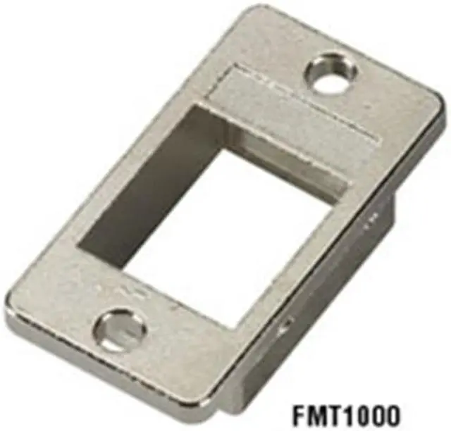 Alt view image 5 of 11 - Black Box Panel-Mount Bezel Keystone Opening Silver FMT1000