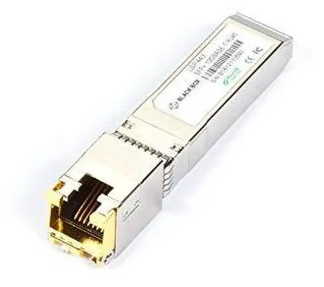 Alt view image 5 of 9 - Black Box Network Services LSP443 10G Base-T RJ45 Copper SFP Plus Transceiver