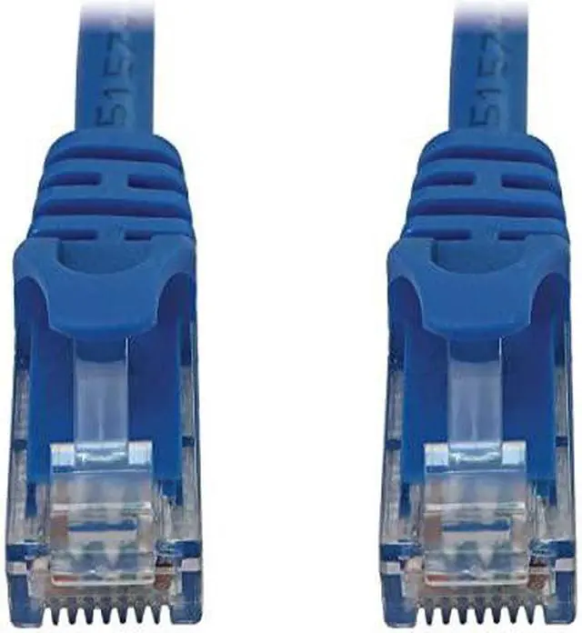 Main image of Tripp Lite Cat6a 10G Snagless Molded UTP Ethernet Cable (RJ45 M/M), PoE, Blue, 10 ft. (3.1 m) - 10 ft Category 6a Network Cable for Network Device, Switch, Patch Panel, Server, Router, Hub, Printer, C