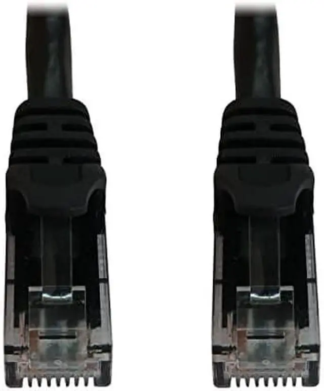 Main image of Tripp Lite Cat6a 10G Snagless Molded UTP Ethernet Cable (RJ45 M/M), PoE, Black, 6 ft. (1.8 m) - 6 ft Category 6a Network Cable for Network Device, Switch, Patch Panel, Server, Router, Hub, Printer, Co