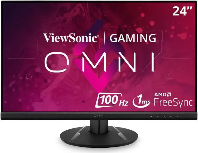 Alt view image 16 of 20 - ViewSonic VX2416 24 Inch 1080p 1ms 100Hz Gaming Monitor with IPS Panel, AMD FreeSync, Eye Care, HDMI and DisplayPort