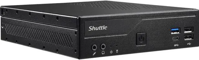 Alt view image 11 of 13 - Shuttle XPC slim DH610 Barebone System - Slim PC - Socket LGA-1700 - 1 x Processor Support - Intel H610 Chip - 64 GB DDR4 SDRAM DDR4-3200/PC4-25600 Maximum RAM Support - 2 Total Memory Slots - Serial