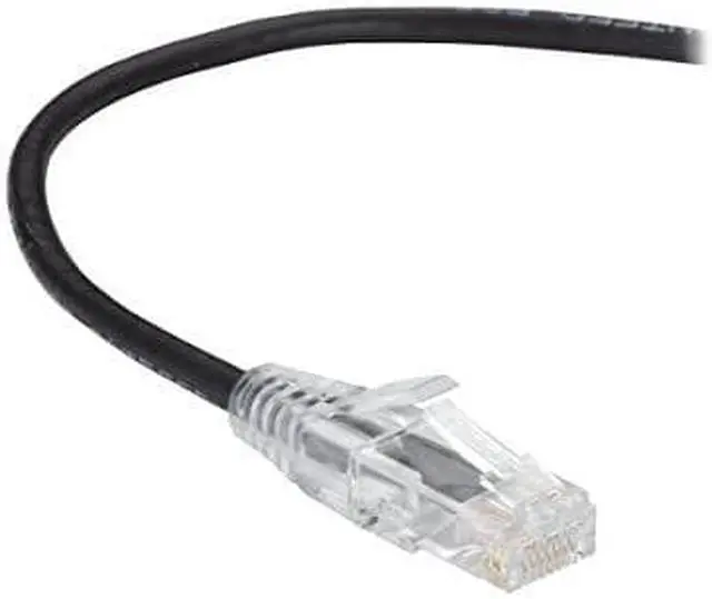 Alt view image 3 of 6 - Black Box 2ft Cat.6 Snagless UTP Network Patch Cable Black C6PC28BK02
