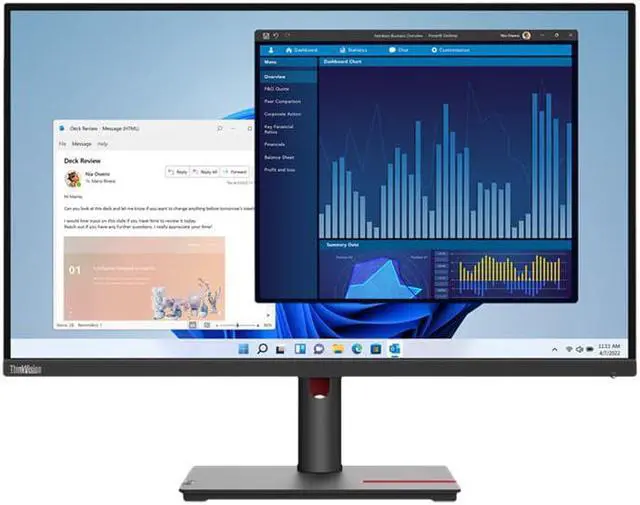 Alt view image 10 of 20 - Lenovo ThinkVision 27 inch Monitor - T27p-30