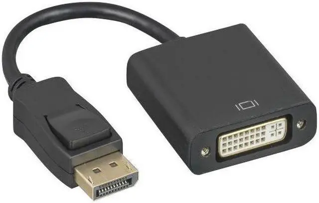 Alt view image 3 of 4 - Axiom DisplayPort Male to DVI-I Dual Link Female Adapter (Black) - DPMDVIFK-AX