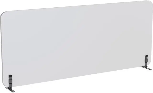 Alt view image 2 of 2 - Lorell Acoustic Desktop Privacy Panel Light gray