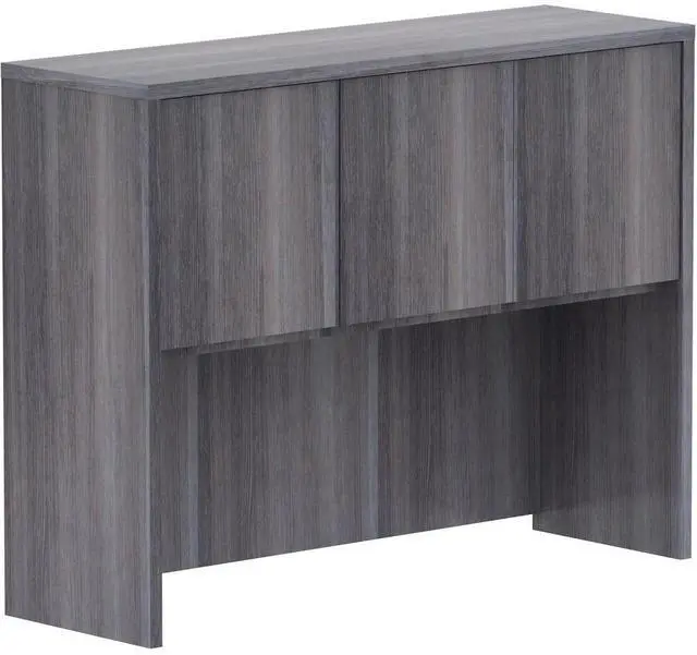 Alt view image 2 of 2 - Lorell LLR69621 48 in. Hutch Weathered charcoal Laminate Desking