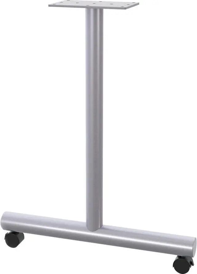 Alt view image 2 of 2 - Lorell Relevance Tabletop Wheeled T-Leg Base