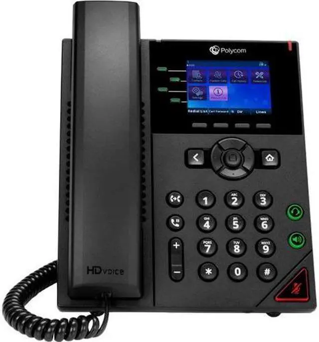 Alt view image 4 of 4 - Poly 250 Ip Phone - Corded - Corded - Wall Mountable Desktop