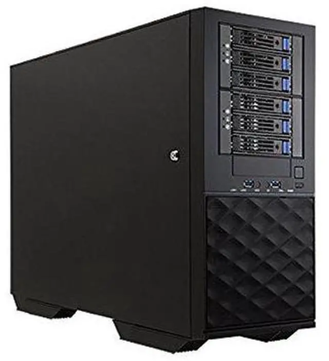 Alt view image 6 of 9 - IN WIN IW-PL052X.B3 Black Mid-Tower Server Case 4 External 5.25" Drive Bays