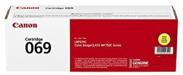 Alt view image 6 of 15 - Canon 069 1900 Page-Yield Yellow Toner Cartridge 5091C001