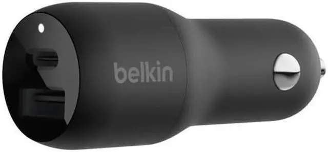 Alt view image 2 of 3 - Belkin Dual Car Charger with PPS 37W CCB004BTBK