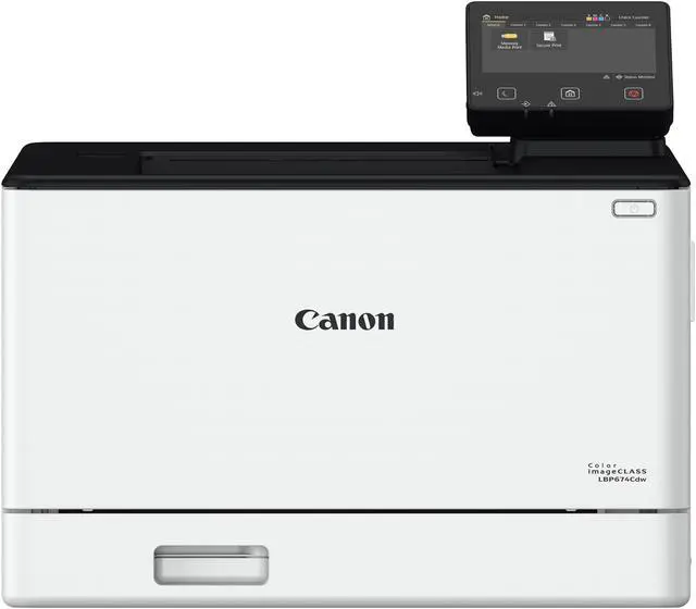 Alt view image 9 of 11 - Canon imageCLASS LBP674Cdw Desktop Wireless Laser Printer Color 5456C006