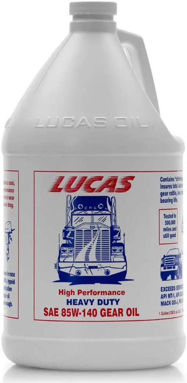 Alt view image 2 of 2 - Lucas 10045 Heavy Duty 85/140 Gear Oil - 1 Gallon
