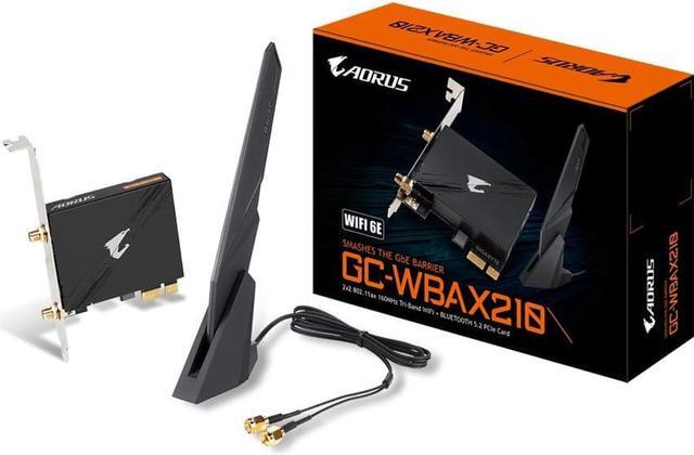 Alt view image 4 of 4 - Gigabyte GC-WBAX210 (2x2 802.11ax tri-band WIFI + Bluetooth 5.2 PCIe expansion card