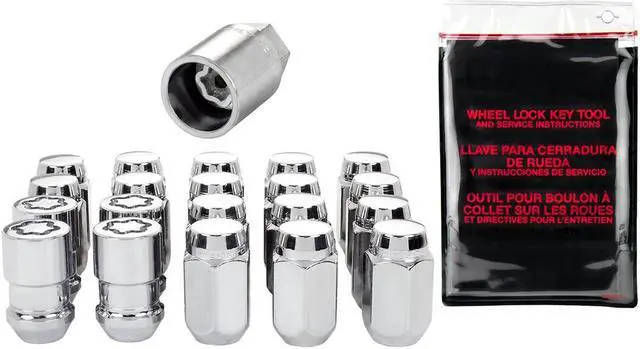 Alt view image 11 of 11 - McGard 84530 Chrome Cone Seat Wheel Installation Kit; 5 Lug (1/2"-20)