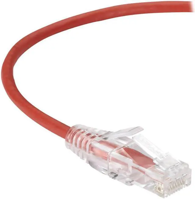 Alt view image 4 of 7 - BLACK BOX C6APC28-RD-05 CAT6A 500-MHZ STRANDED ETHERNET PATCH CABLE - UNSHIELDED (UTP), CM PVC, SNAGLESS