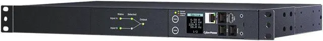 Alt view image 4 of 5 - CyberPower PDU44005 Switched 1U 200 - 240 VAC 20A 10 ft Power Distribution Unit