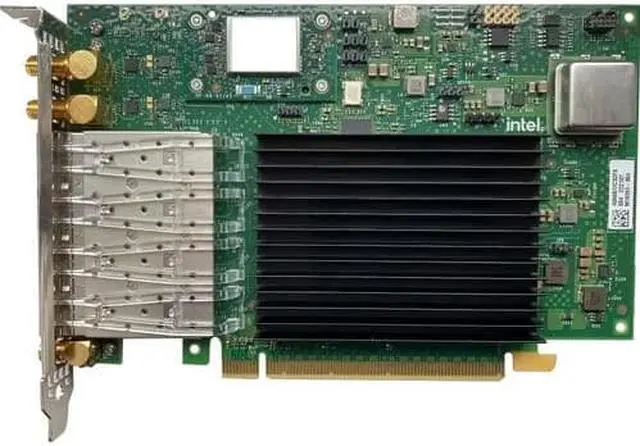 Alt view image 3 of 5 - Intel Ethernet Network Adapter E810-XXVDA4T - High-precision timing synchronization with IEEE 1588 PTP, SyncE and GNSS