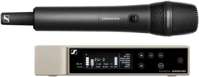 Alt view image 7 of 8 - Sennheiser EW-D 835-S SET Digital Wireless Handheld Microphone System with MMD 835 Capsule (Q1-6: 470 to 526 MHz)
